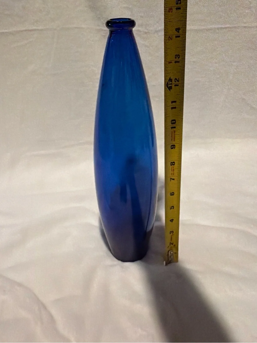Studio Nova Cobalt Blue Tall Glass Vase